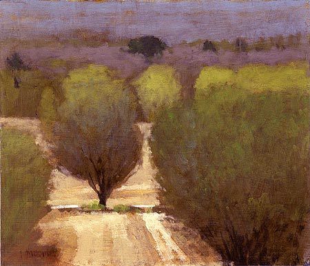 Marc Bohne Oil Landscape Painting - Chamberino, New Mexico